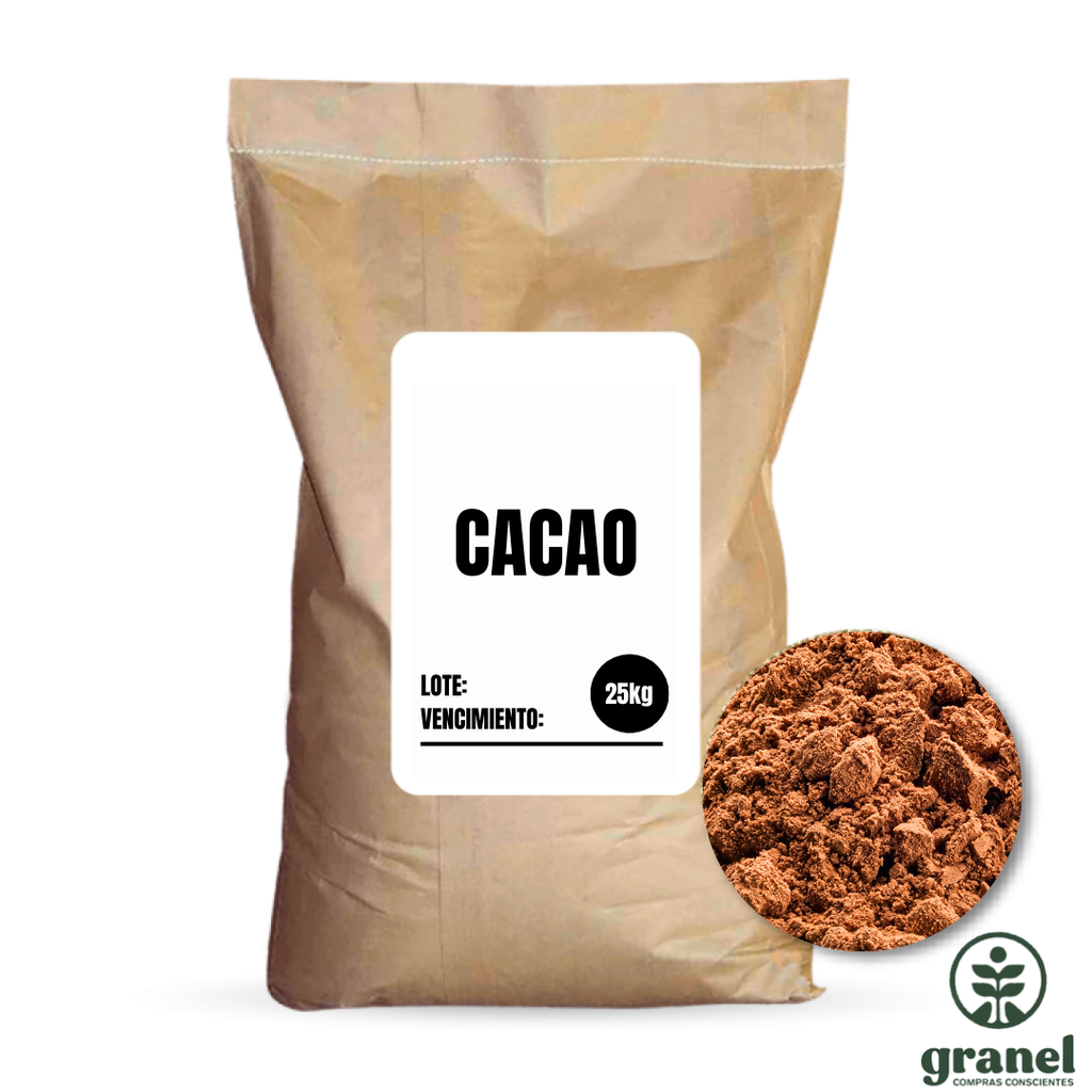 [Por encargue, plazo hasta 7 días] Cacao amargo puro. Bolsa 25kg