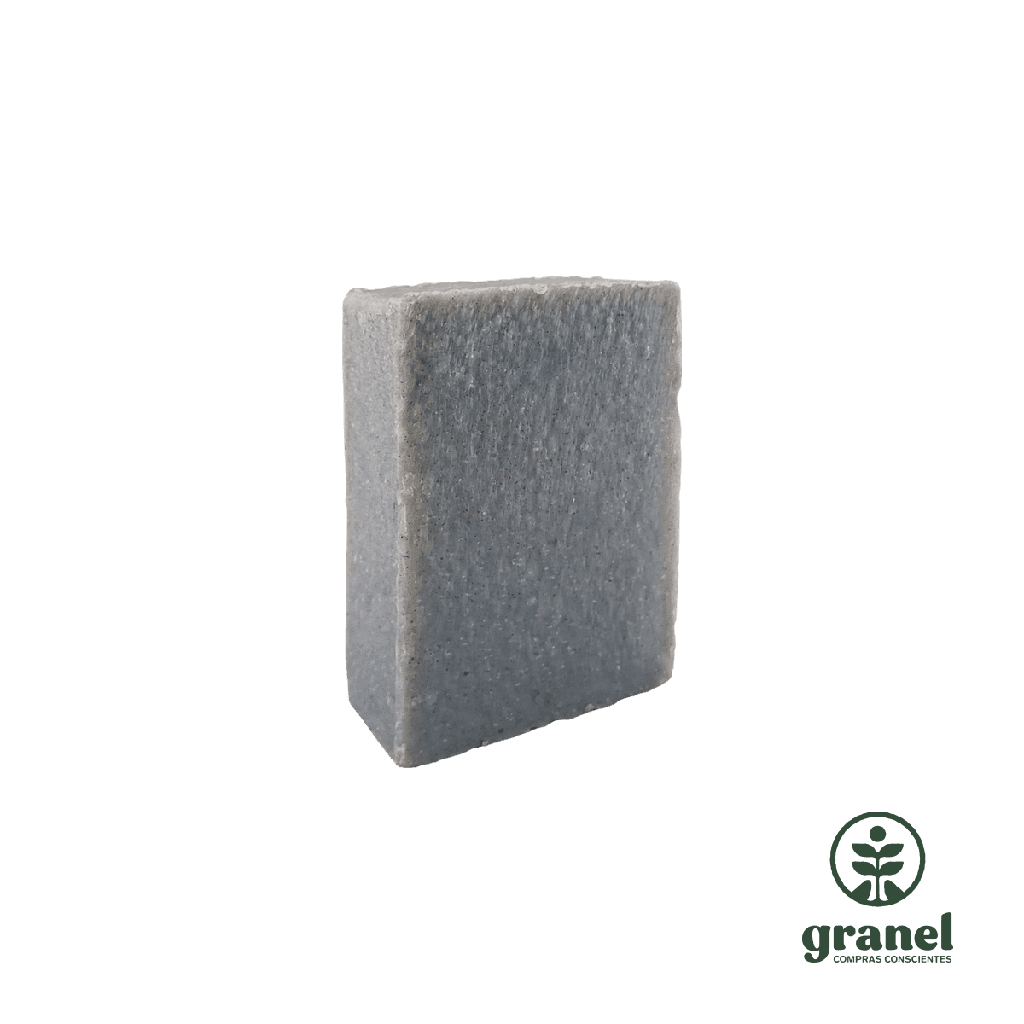 Jabón de coco puro y carbón activado 100% vegetal en barra 80grs