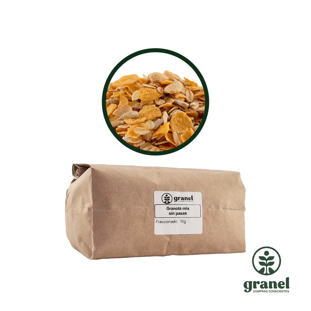 Granola mix sin pasas 5kg