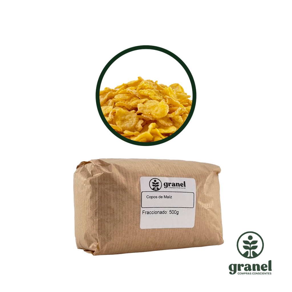Copos de maíz sin azúcar nacional 500g