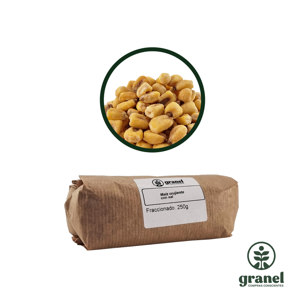 Maíz crujiente con sal 250g