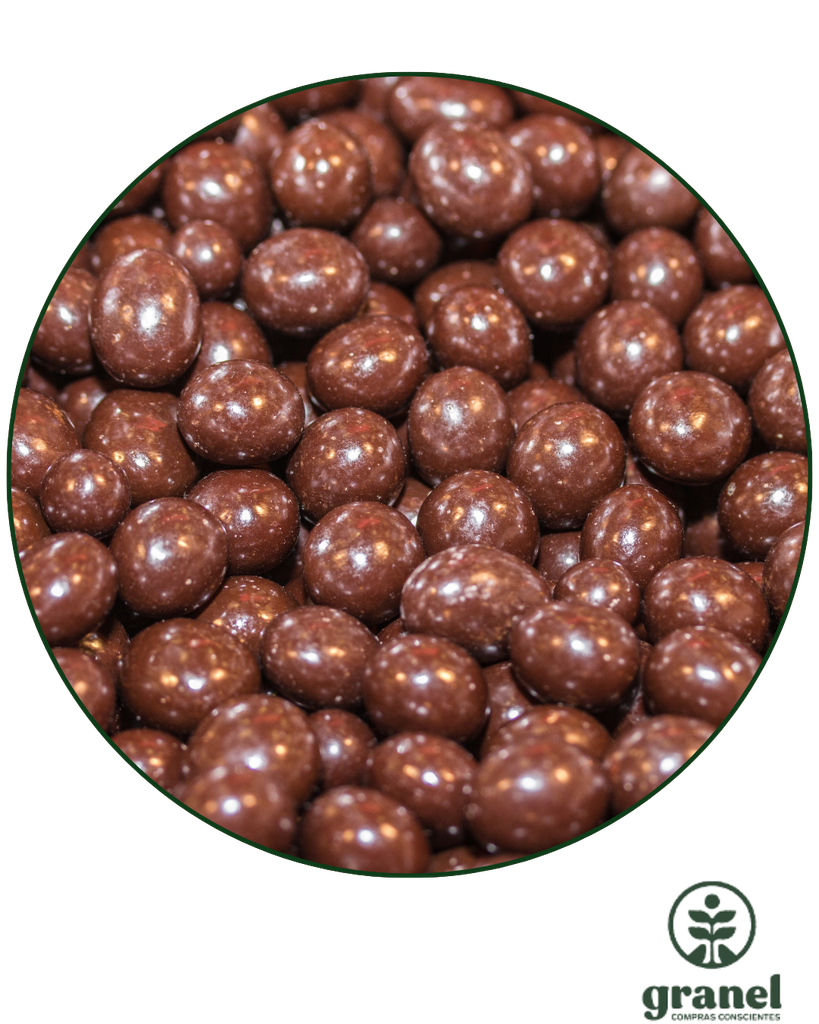 Maní con chocolate semi amargo 100g