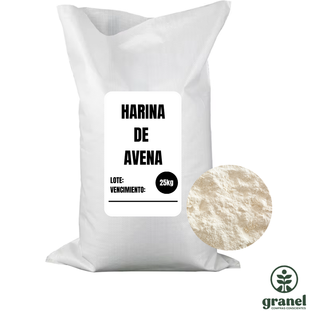 [Por encargue, plazo hasta 7 días] Harina de avena. Bolsa 25kg