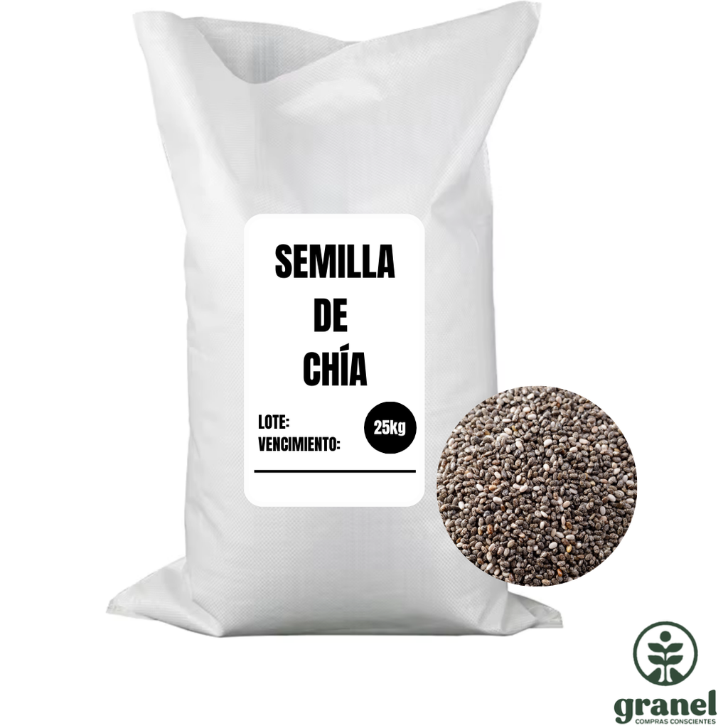 [9958] [Por encargue, plazo hasta 7 días] Semillas de chía. Bolsa 25kg