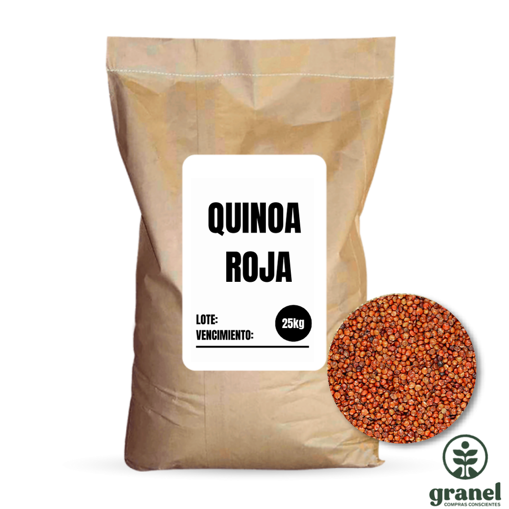 [9961] [Por encargue, plazo hasta 7 días] Quinoa roja. Bolsa 25kg