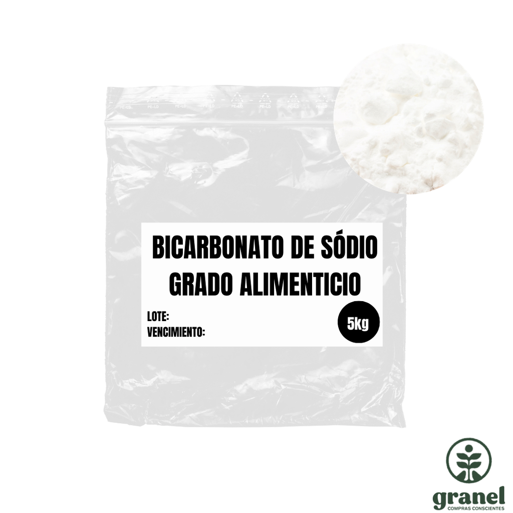 [9975] Bicarbonato de sodio grado alimenticio 5kg