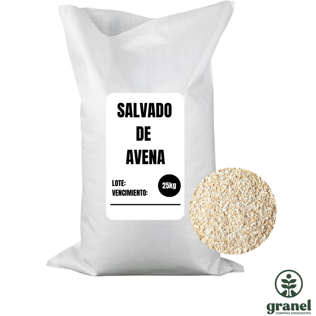 [10962] [Por encargue, plazo hasta 7 días] Salvado de avena. Bolsa de 25kg.